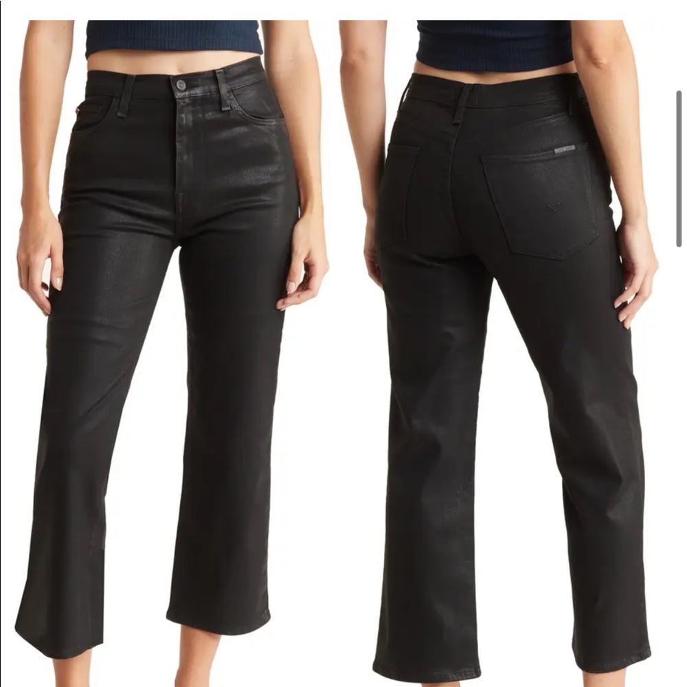 Hudson Jeans Stellar waxed jeans. Dress up or down.